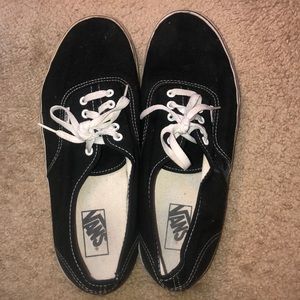 Worn size 12 Black Vans